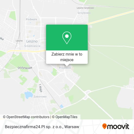 Mapa Bezpiecznafirma24.Pl sp. z o.o.