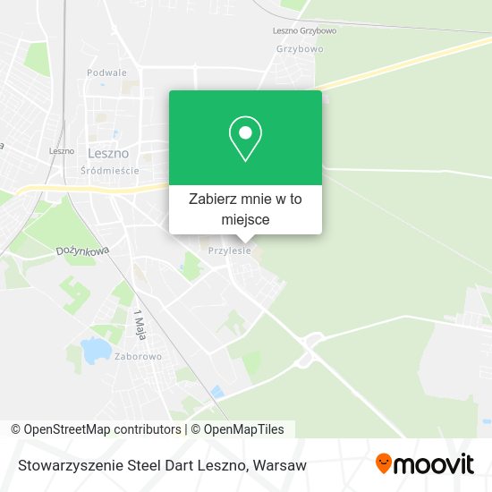 Mapa Stowarzyszenie Steel Dart Leszno