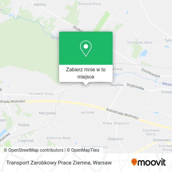 Mapa Transport Zarobkowy Prace Ziemne