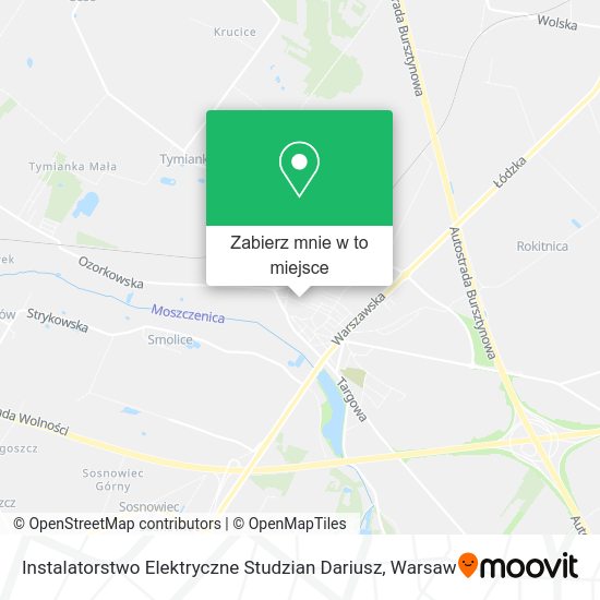 Mapa Instalatorstwo Elektryczne Studzian Dariusz