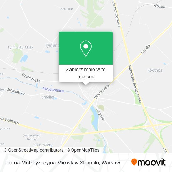 Mapa Firma Motoryzacyjna Miroslaw Slomski