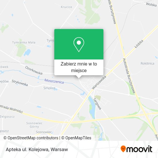 Mapa Apteka ul. Kolejowa