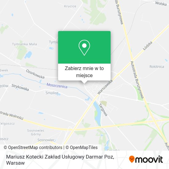 Mapa Mariusz Kotecki Zakład Usługowy Darmar Poz