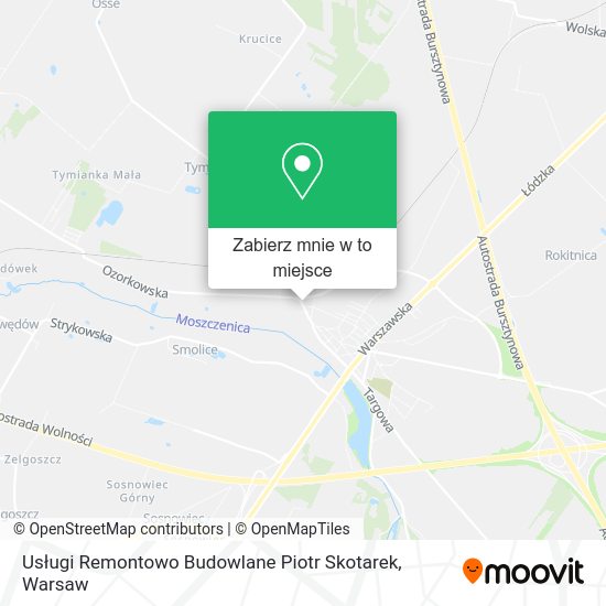 Mapa Usługi Remontowo Budowlane Piotr Skotarek