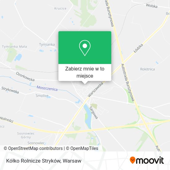 Mapa Kółko Rolnicze Stryków