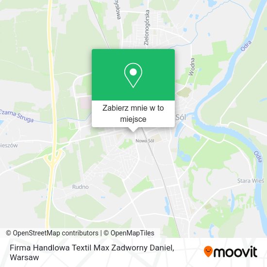Mapa Firma Handlowa Textil Max Zadworny Daniel