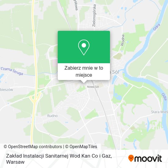 Mapa Zakład Instalacji Sanitarnej Wod Kan Co i Gaz