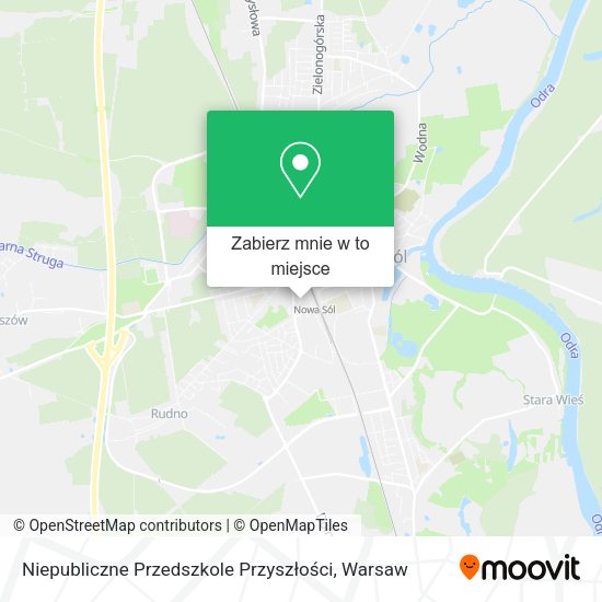 Mapa Niepubliczne Przedszkole Przyszłości