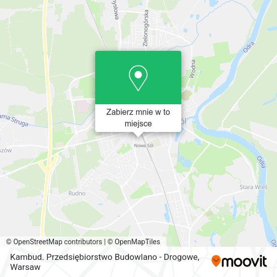 Mapa Kambud. Przedsiębiorstwo Budowlano - Drogowe