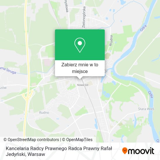 Mapa Kancelaria Radcy Prawnego Radca Prawny Rafał Jedyński