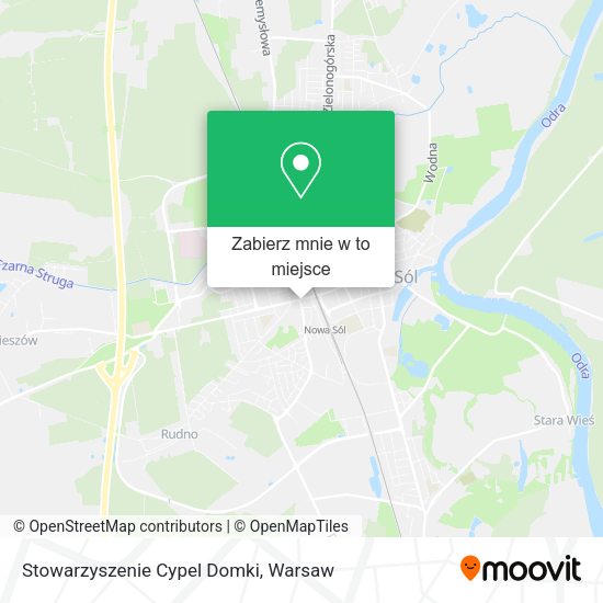 Mapa Stowarzyszenie Cypel Domki