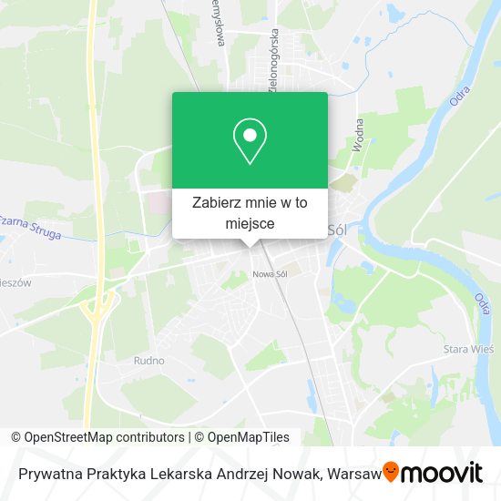 Mapa Prywatna Praktyka Lekarska Andrzej Nowak