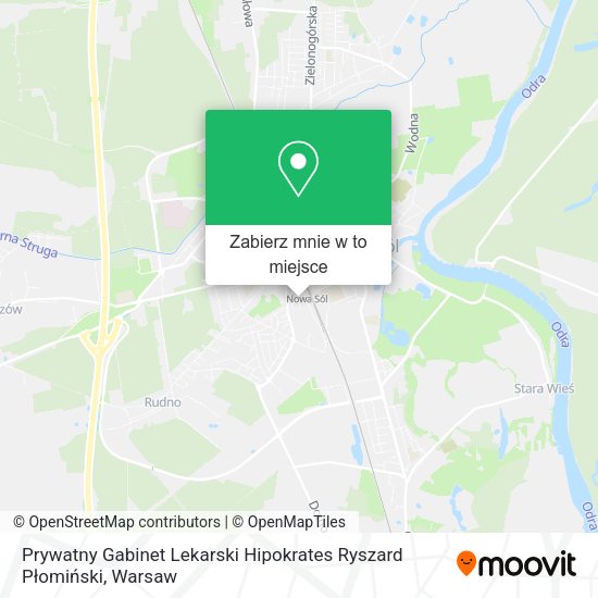 Mapa Prywatny Gabinet Lekarski Hipokrates Ryszard Płomiński