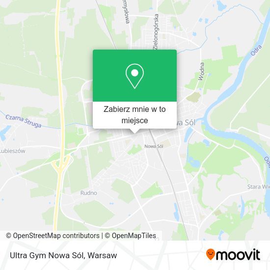 Mapa Ultra Gym Nowa Sól