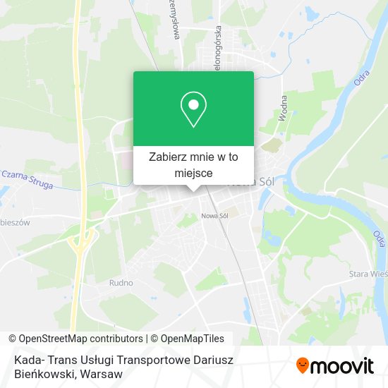 Mapa Kada- Trans Usługi Transportowe Dariusz Bieńkowski