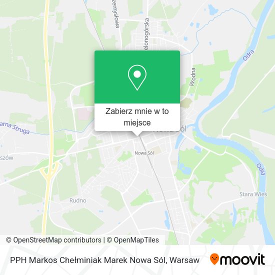 Mapa PPH Markos Chełminiak Marek Nowa Sól