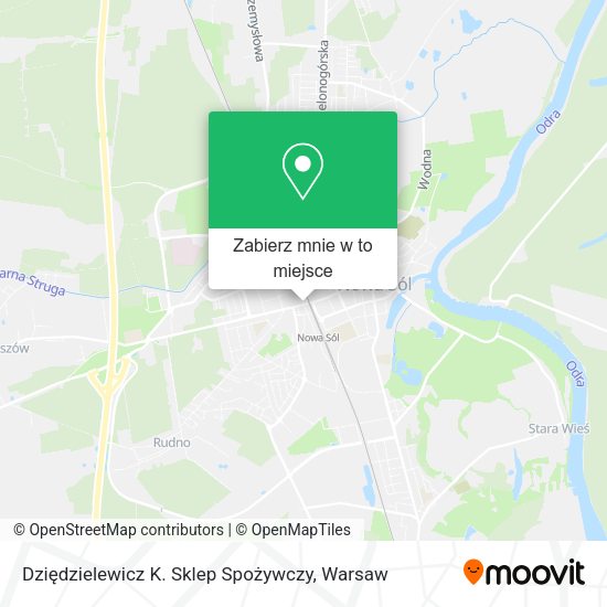 Mapa Dziędzielewicz K. Sklep Spożywczy