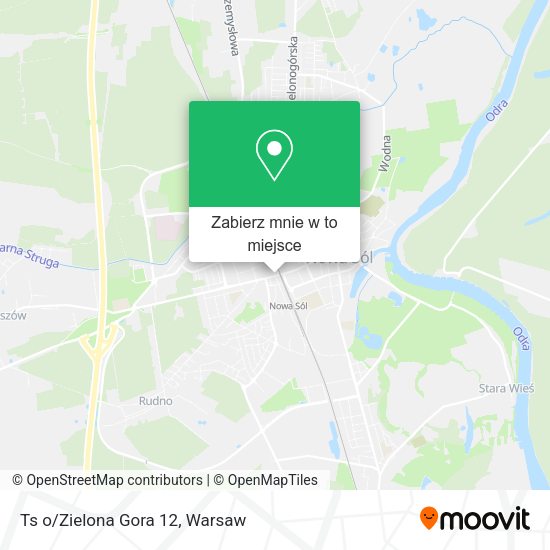 Mapa Ts o/Zielona Gora 12