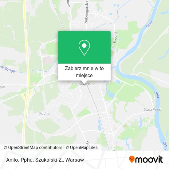 Mapa Anilo. Pphu. Szukalski Z.