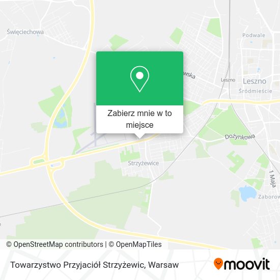 Mapa Towarzystwo Przyjaciół Strzyżewic