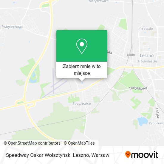 Mapa Speedway Oskar Wolsztyński Leszno