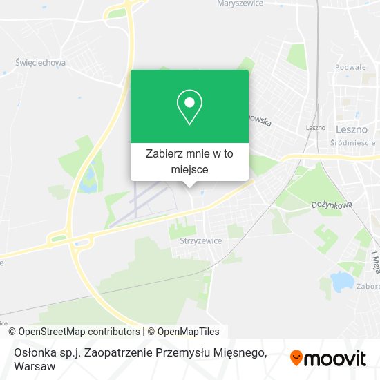 Mapa Osłonka sp.j. Zaopatrzenie Przemysłu Mięsnego