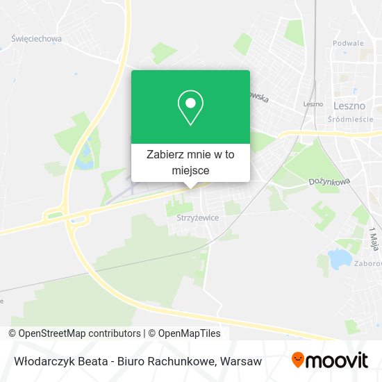 Mapa Włodarczyk Beata - Biuro Rachunkowe