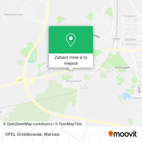 Mapa OPEL Grześkowiak