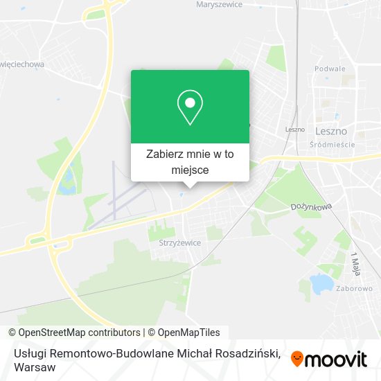 Mapa Usługi Remontowo-Budowlane Michał Rosadziński