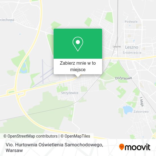 Mapa Vio. Hurtownia Oświetlenia Samochodowego