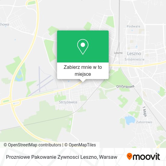 Mapa Prozniowe Pakowanie Zywnosci Leszno