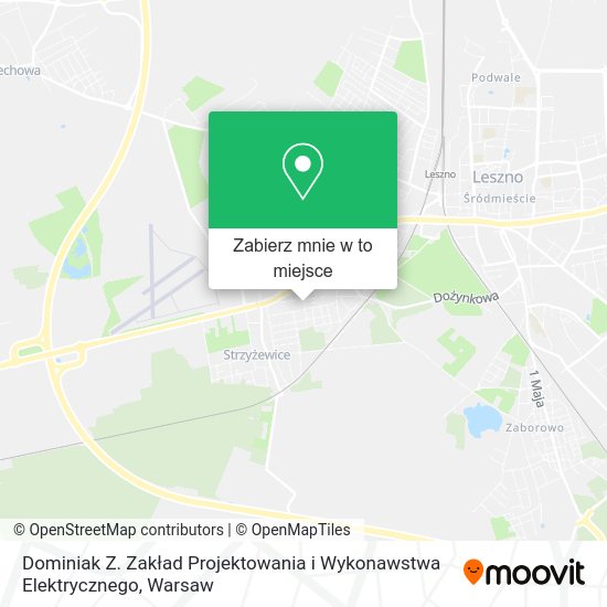 Mapa Dominiak Z. Zakład Projektowania i Wykonawstwa Elektrycznego