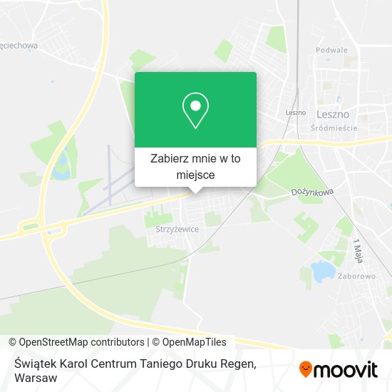 Mapa Świątek Karol Centrum Taniego Druku Regen