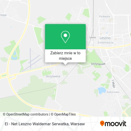 Mapa El - Net Leszno Waldemar Serwatka