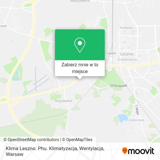 Mapa Klima Leszno. Phu. Klimatyzacja, Wentylacja