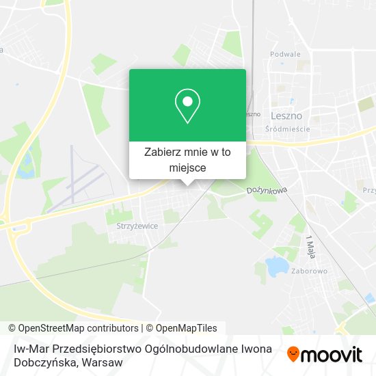 Mapa Iw-Mar Przedsiębiorstwo Ogólnobudowlane Iwona Dobczyńska