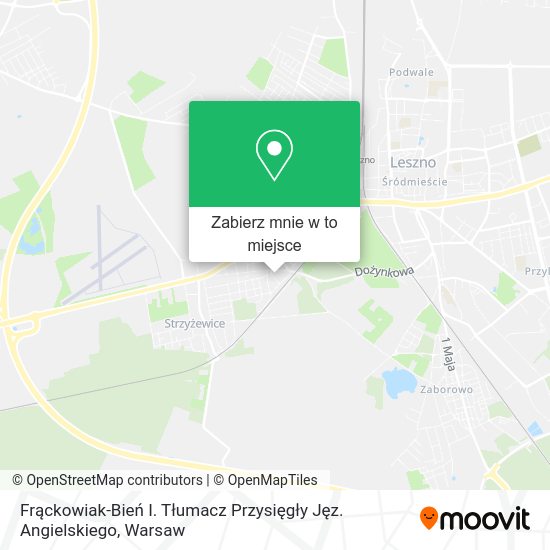 Mapa Frąckowiak-Bień I. Tłumacz Przysięgły Jęz. Angielskiego