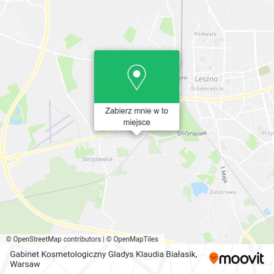 Mapa Gabinet Kosmetologiczny Gladys Klaudia Białasik