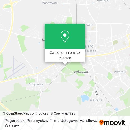 Mapa Pogorzelski Przemysław Firma Usługowo Handlowa