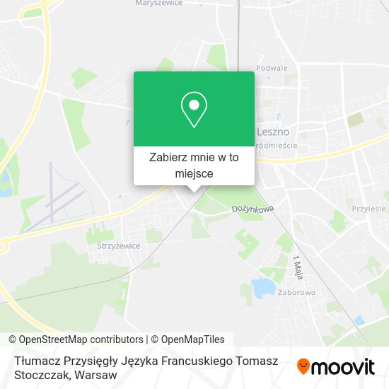 Mapa Tłumacz Przysięgły Języka Francuskiego Tomasz Stoczczak