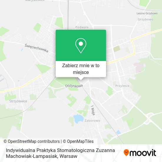 Mapa Indywidualna Praktyka Stomatologiczna Zuzanna Machowiak-Lampasiak