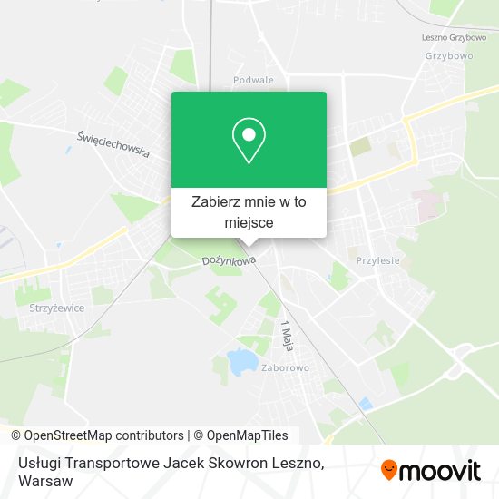 Mapa Usługi Transportowe Jacek Skowron Leszno