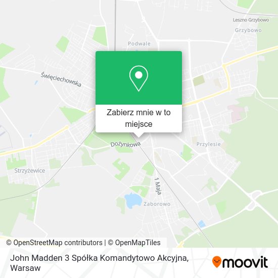 Mapa John Madden 3 Spółka Komandytowo Akcyjna