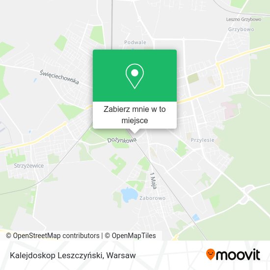 Mapa Kalejdoskop Leszczyński