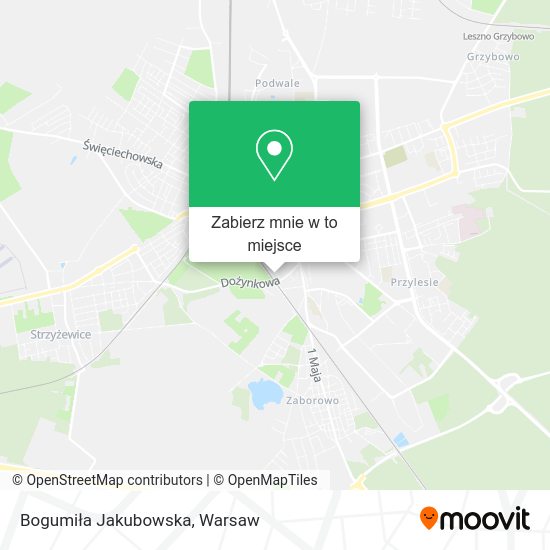 Mapa Bogumiła Jakubowska