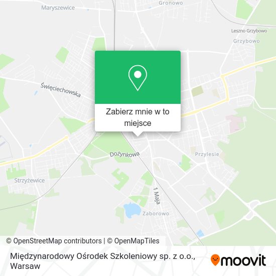 Mapa Międzynarodowy Ośrodek Szkoleniowy sp. z o.o.