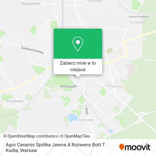 Mapa Agro Ceramic Spółka Jawna A Rozwens Bott T Kudła