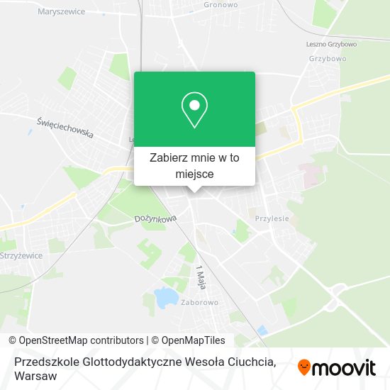 Mapa Przedszkole Glottodydaktyczne Wesoła Ciuchcia