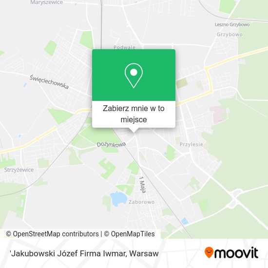 Mapa 'Jakubowski Józef Firma Iwmar