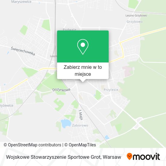 Mapa Wojskowe Stowarzyszenie Sportowe Grot